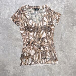 Sporty Girl Antler Deep V